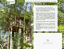 Tablet Screenshot of cabane-nature.fr